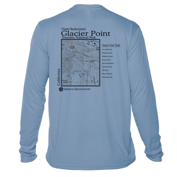 Glacier National Park Classic Backcountry Long Sleeve Microfiber Men's  T-Shirt